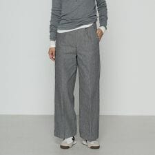 〔 +サイズ 〕ヒッコリーストライプ パンツ