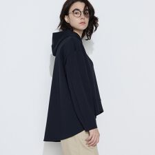 ソフトストレッチダンボールニット フーディー