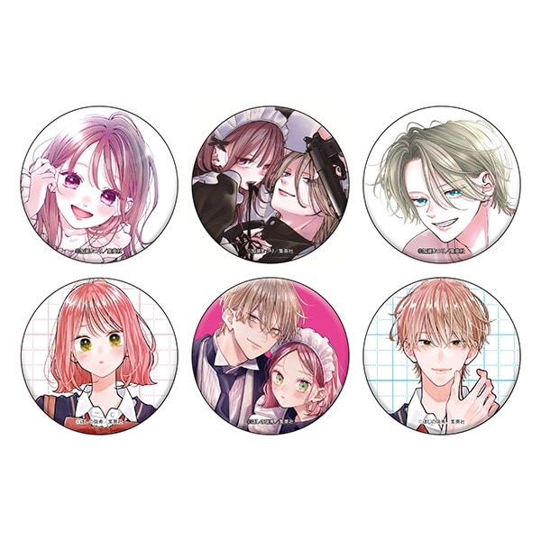 不可抗力のiloveyou 缶バッジ 7個セット　即購入可能 Re:blue』×『不可抗力のI LOVE YOU』ブラインド缶バッジ（全6種） | 美