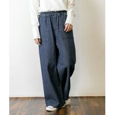 デニムワイドパンツ