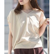 綿100％ コクーンドルマンカットソー