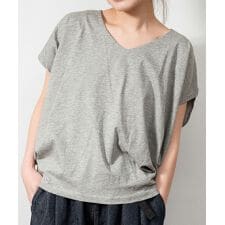 綿100％ コクーンドルマンカットソー