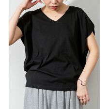 綿100％ コクーンドルマンカットソー