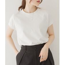 クルーネックフレンチスリーブTシャツ