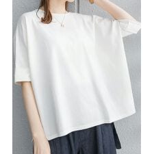 オーバーサイズやわらかコットンTシャツ