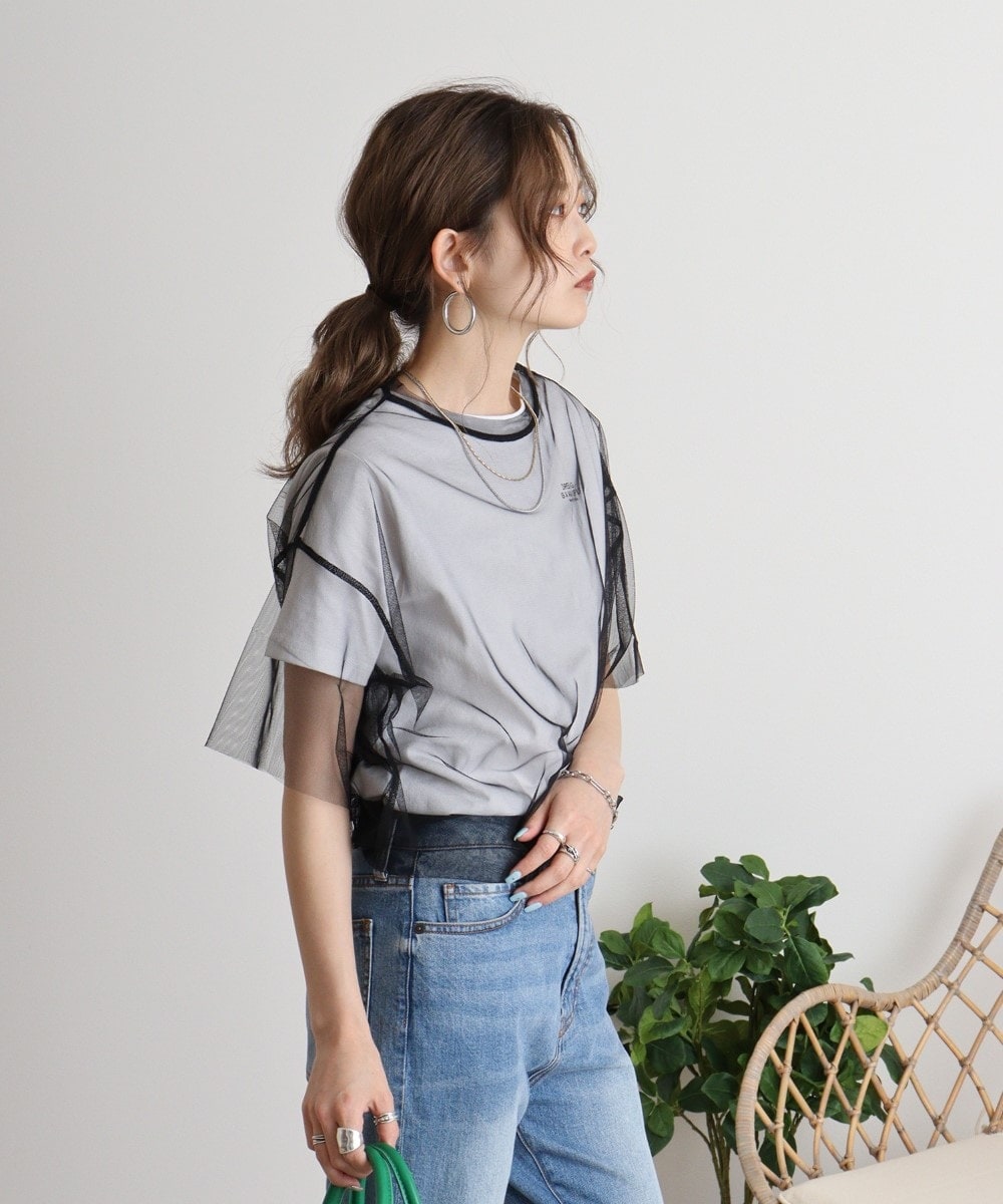 ロゴT&チュールTコンパクトアンサンブル