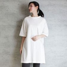 サイドスリットチュニックワンピース