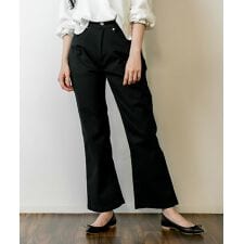 セミフレアデニムパンツ