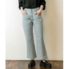 セミフレアデニムパンツ