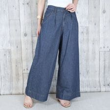 6.5oz ライトオンス デニム ワイド パンツ