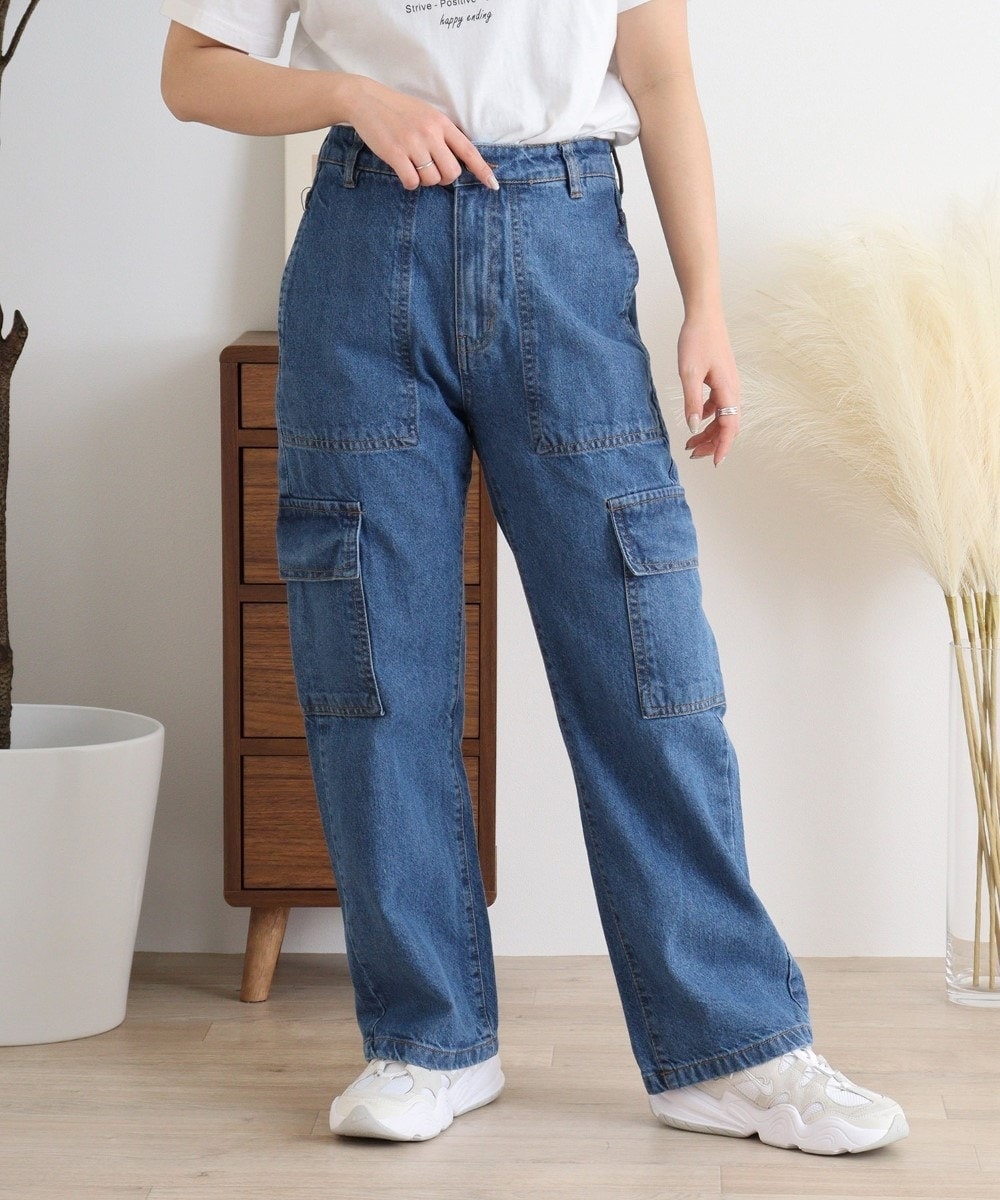 ストレッチカーゴサテンパンツ≪洗濯機で洗える≫ | ロートレアモン