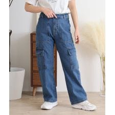 ジャングルジャロピー(JUNGLE JALOPY)のヴィンテージ風ポケット加工カーゴパンツ