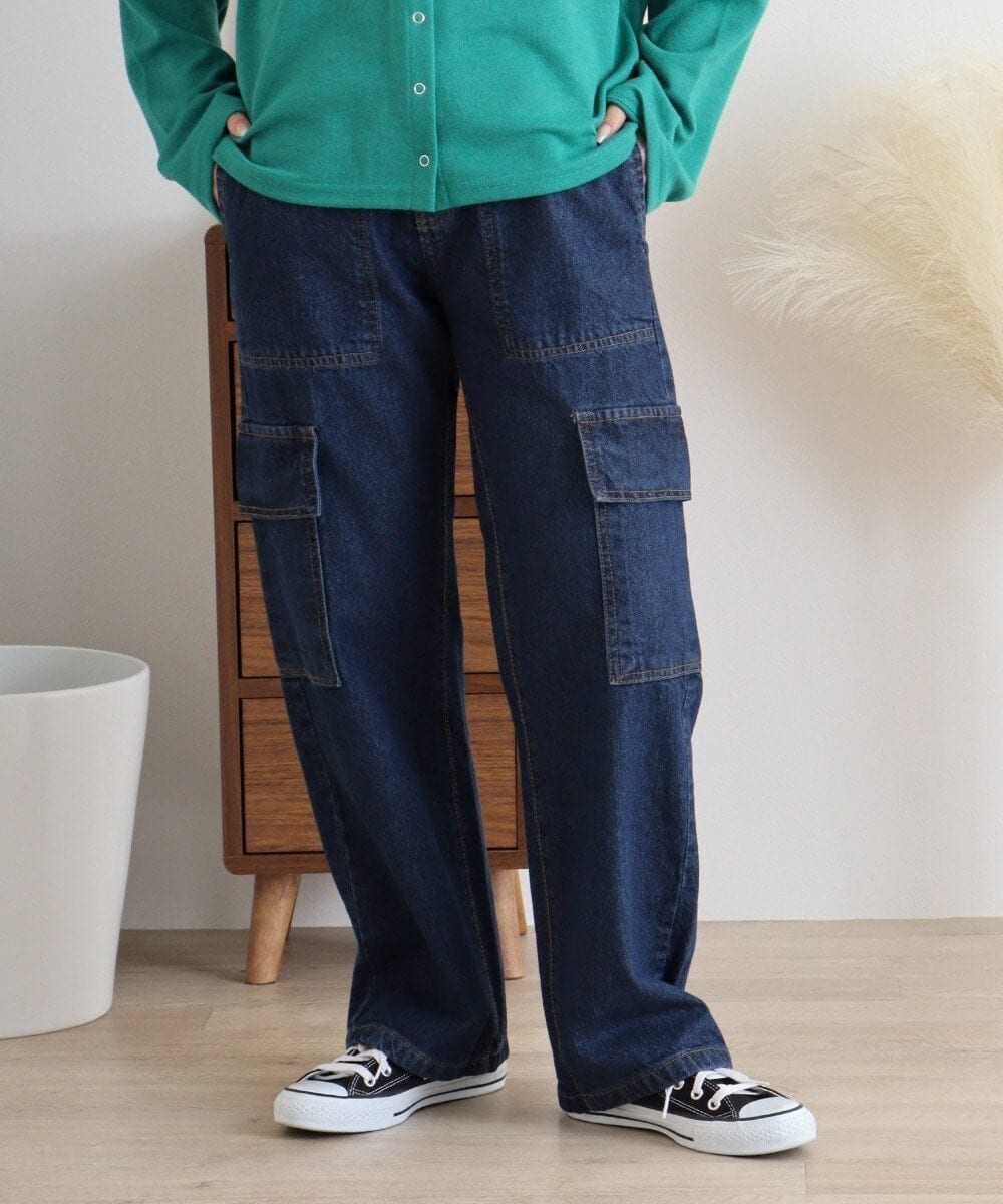 ストレッチカーゴサテンパンツ≪洗濯機で洗える≫ | ロートレアモン