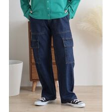 ジャングルジャロピー(JUNGLE JALOPY)のヴィンテージ風ポケット加工カーゴパンツ