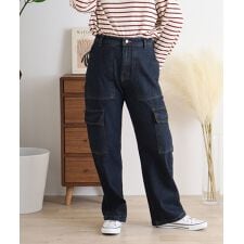 ジャングルジャロピー(JUNGLE JALOPY)のヴィンテージ風ポケット加工カーゴパンツ