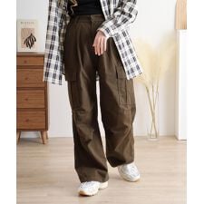 ジャングルジャロピー(JUNGLE JALOPY)のツイルワイドカーゴパンツ