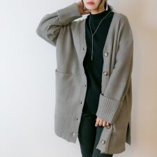 ジャングルジャロピー(JUNGLE JALOPY)のボリュームスリーブ前開きカーディガン