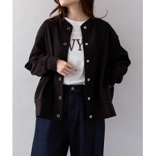 コットンワッフルカーディガン