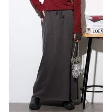 ミニ裏毛セミタイトマキシスカート