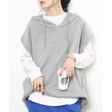 ミニ裏毛ノースリーブパーカー