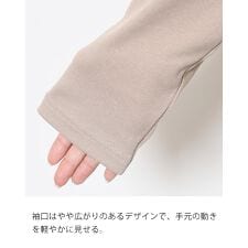 ドルマンスリーブボートネックTシャツ