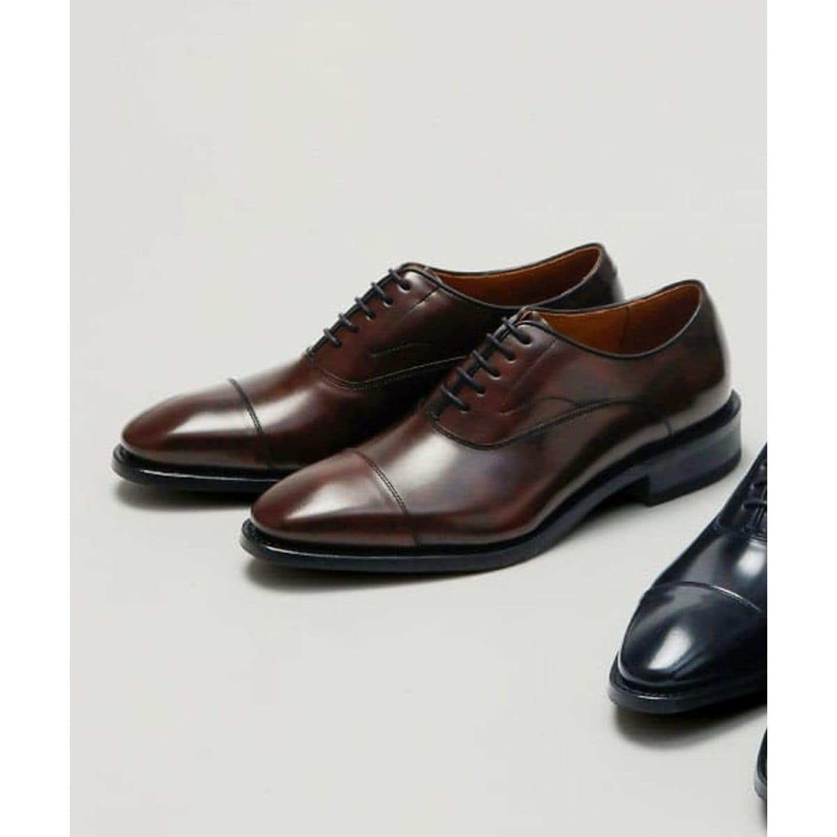 リーガル 04HL プレーントウ ダークブラウン ビジネスシューズ