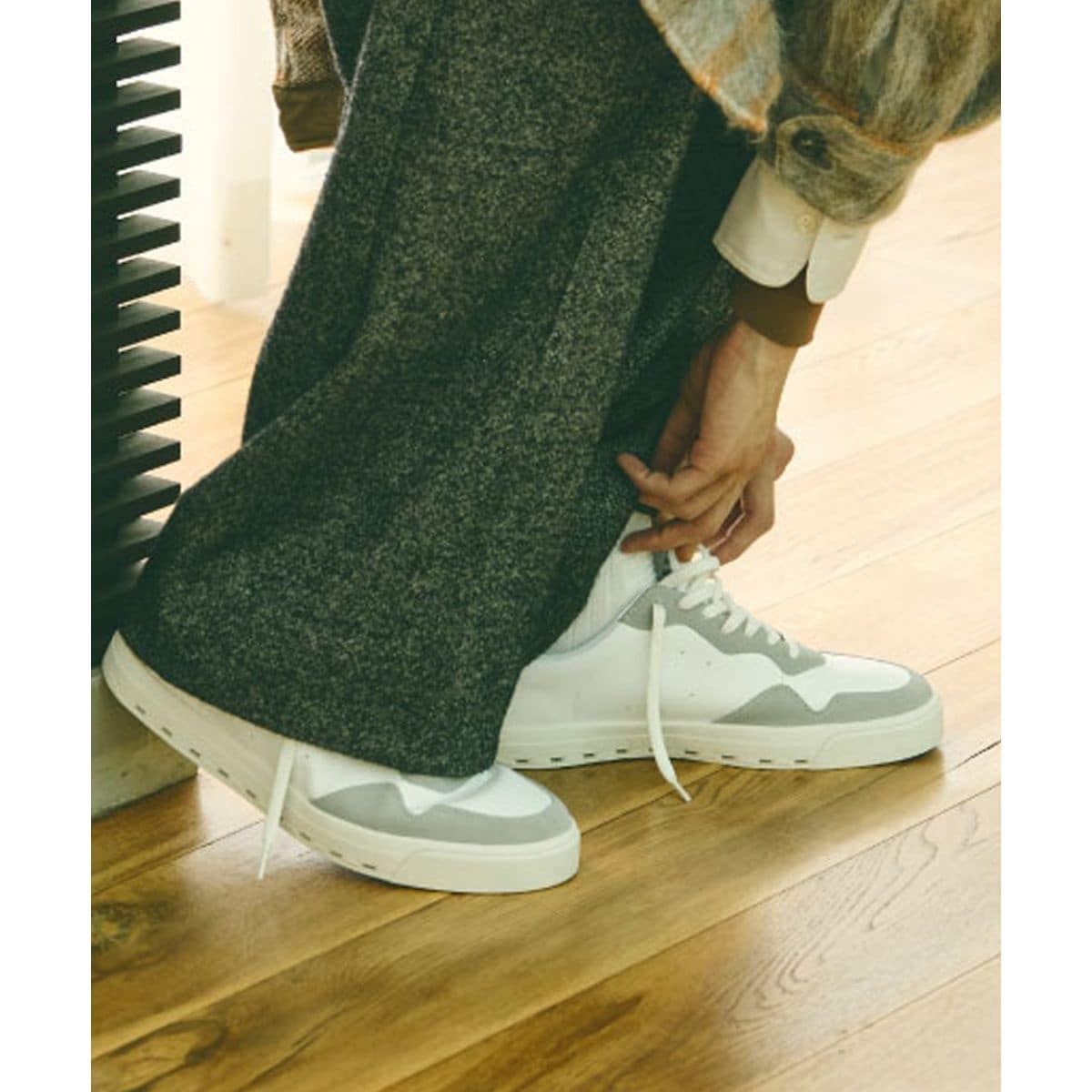 リーガル 64JL スニーカー GORE-TEX SURROUND ホワイトグレー 
