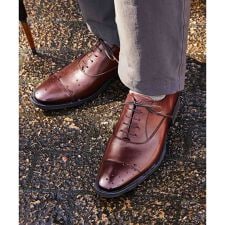 リーガル 31FL ストレートチップ GORE-TEX ブラウン ビジネスシューズ