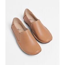 アールドット S07C カジュアルスリッポン キャメル カジュアルシューズ