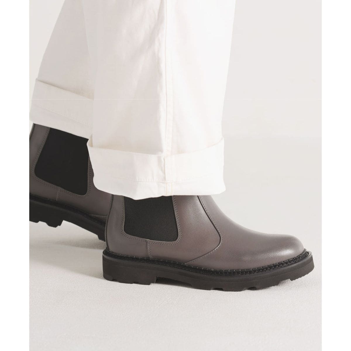 nn_mさま専用LE TALON GRISE 厚底サイドゴア Vibra黒 37 GRISE レザーVIBRAMサイドゴア | ルタロン(LE TALON) | マルイウェブ