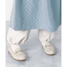 アールドット S04C ビット付きフラットシューズ ベージュ フラットシューズ