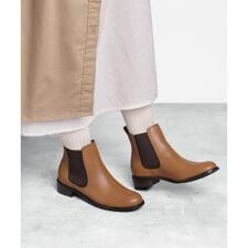 アールドット S15C サイドゴアブーツ ライトブラウン ブーツ