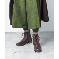 アールドット S16C レースアップブーツ ダークブラウン ブーツ