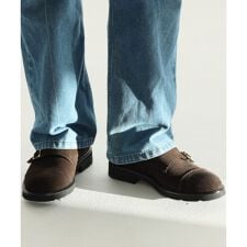 リーガル 37HL ダブルモンク GORE-TEX ダークブラウン ビジネスシューズ