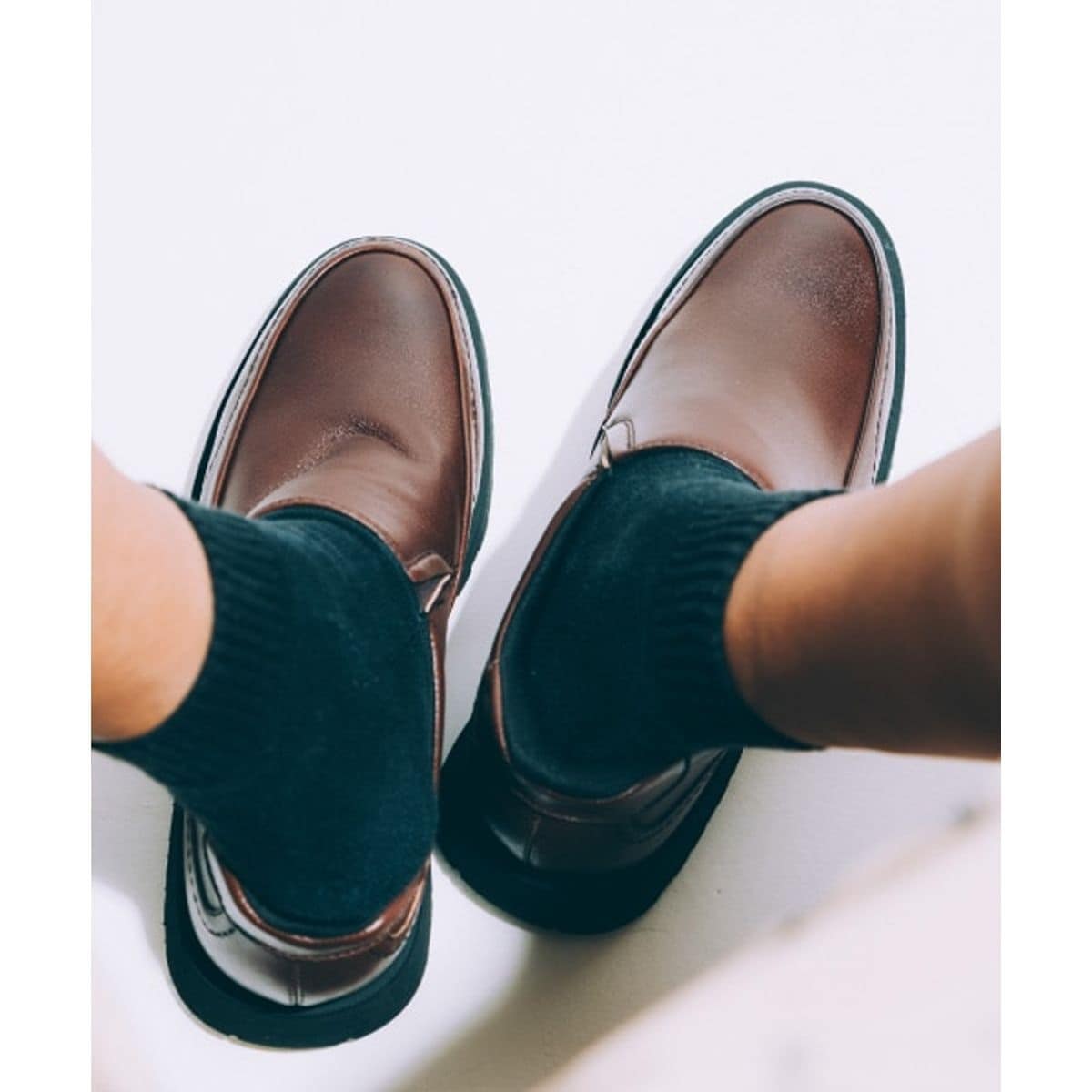 [�}���C]REDWOOD RIVER RX11 �X���b�|�� �u���E�� �r�W�l�X�V���[�Y/���b�h�E�b�h���o�[�iREDWOOD RIVER�j �u���E��