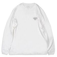 もくもくちゃん(MokMokchan)のぎゅっとなでウサワッペンロンtee／ホワイトXL（MK497）