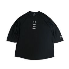 もくもくちゃん(MokMokchan)のMK498　nadenadeラグラン7分tee／ブラックL