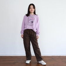 もくもくちゃん(MokMokchan)のMK515　ハンバーガーとウサロンTEE／ラベンダーXL