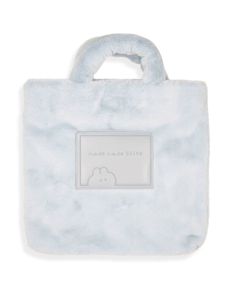 もくもくちゃん（MokMokchan）/MK527　エコファーショルダースクエアバック／サックス MK527 エコファーショルダースクエアバック／サックス | もくもく