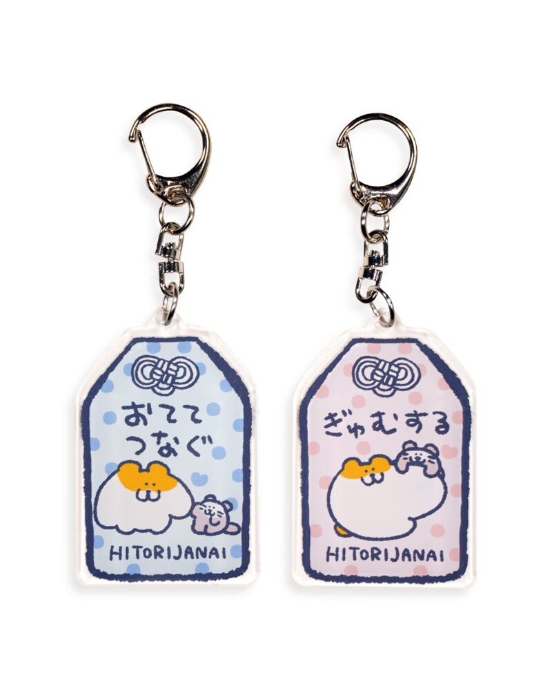 EXPO2025 ミャクミャク プリントメタルPUレザーキーホルダー