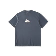 もくもくちゃん(MokMokchan)のMK586　仲良しトリオTee／ヘイジーネイビーL