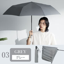 3秒で畳める 雨傘 折りたたみ傘 自動開閉 大きい 8本骨/65cm Selfold lupo