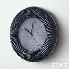 ゼニック(ZENiQ)のデザインクロック　サークル　【ゼニックシルバー】