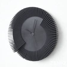 ゼニック(ZENiQ)のデザインクロック　ブロークン　【マットブラック】