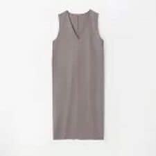 アイローズ ミラージュ(Airose Mirage)のレディース Vネック ロングワンピース マキシ丈 バックスリット 着痩せ 春秋冬 アイローズ