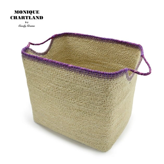バスケット シーグラス STACKING BASKET SQUARE-L 収納 かご