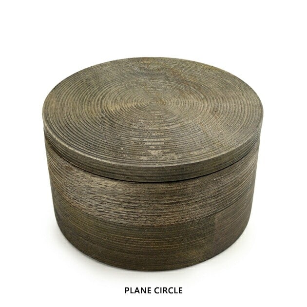 [�}���C]MANGO WOOD BOX/���j�[�N�`���[�g�����h�iMONIQUE CHARTLAND�j PLANE CIRCLE