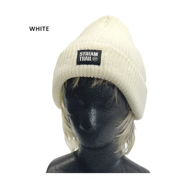 [�}���C]AM BEANIE (�A�[�~�[ �r�[�j�[)/�X�g���[���g���C���iSTREAM TRAIL�j WHITE