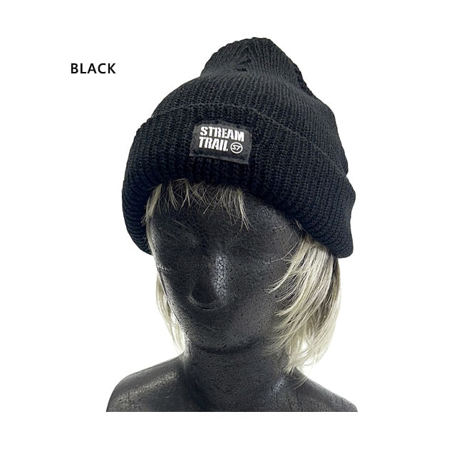 [�}���C]AM BEANIE (�A�[�~�[ �r�[�j�[)/�X�g���[���g���C���iSTREAM TRAIL�j BLACK