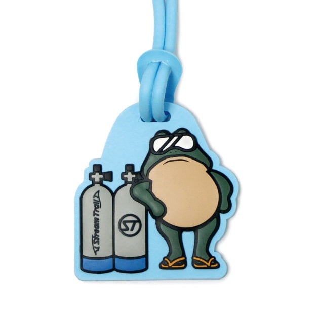 [�}���C]NAME TAG DAVE SCUBA TANK�i�l�[���^�O �f�C�u �X�N�[�o�j/�X�g���[���g���C���iSTREAM TRAIL�j Light Blue
